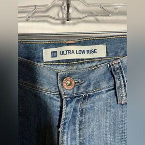 GAP Ultra Low Rise Blue Jeans